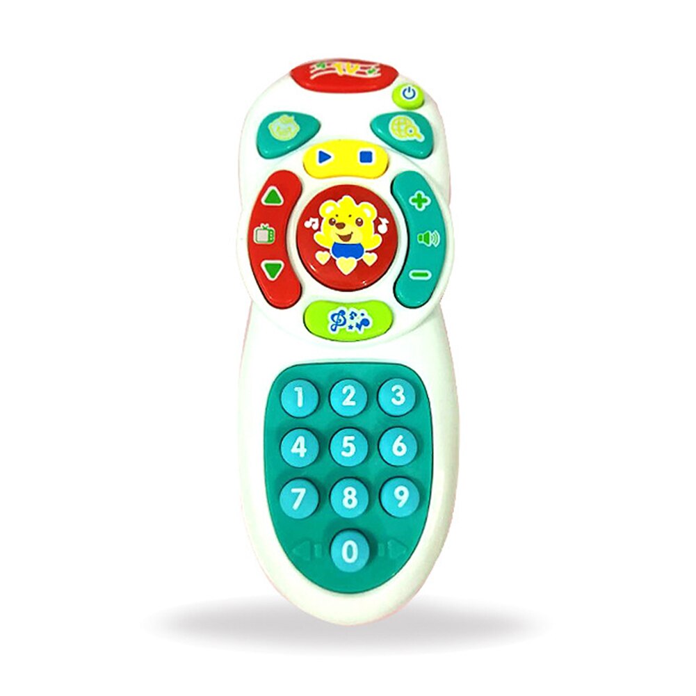 Baby Elektrische Lichte Muziek Smart Mobiele Telefoon Afstandsbediening Educatief Speelgoed: Blauw