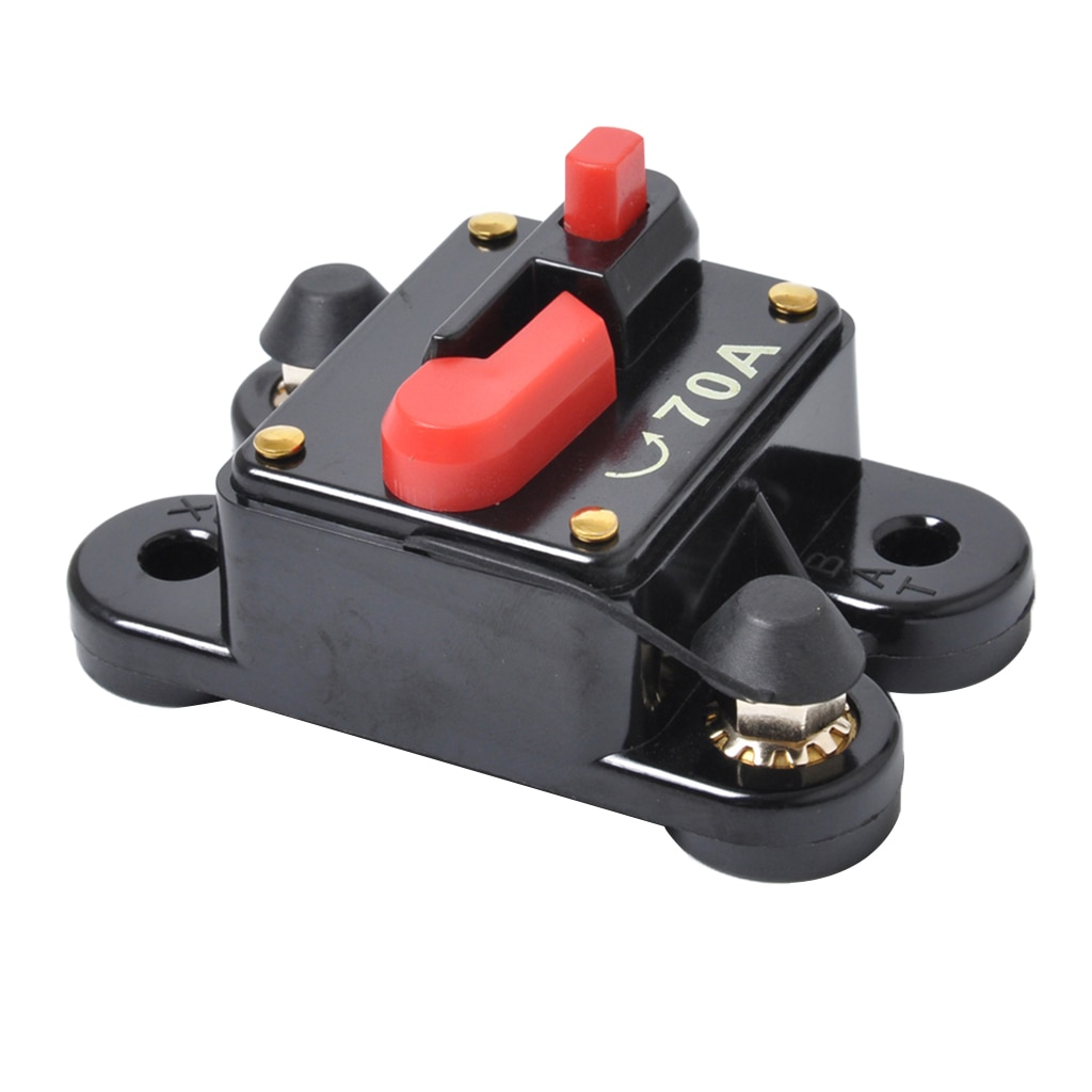 70A AMP Manual Reset Circuit Breaker 12v Car Boat Power Safety Protection