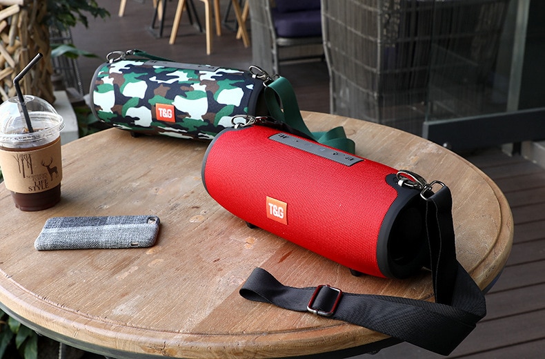 TG118 Big Extream Altavoz Bluetooth Estéreo subwoofer Boom Box Hifi Super 2*10W caja de sonido con 3600 mAh amplificador al aire libre