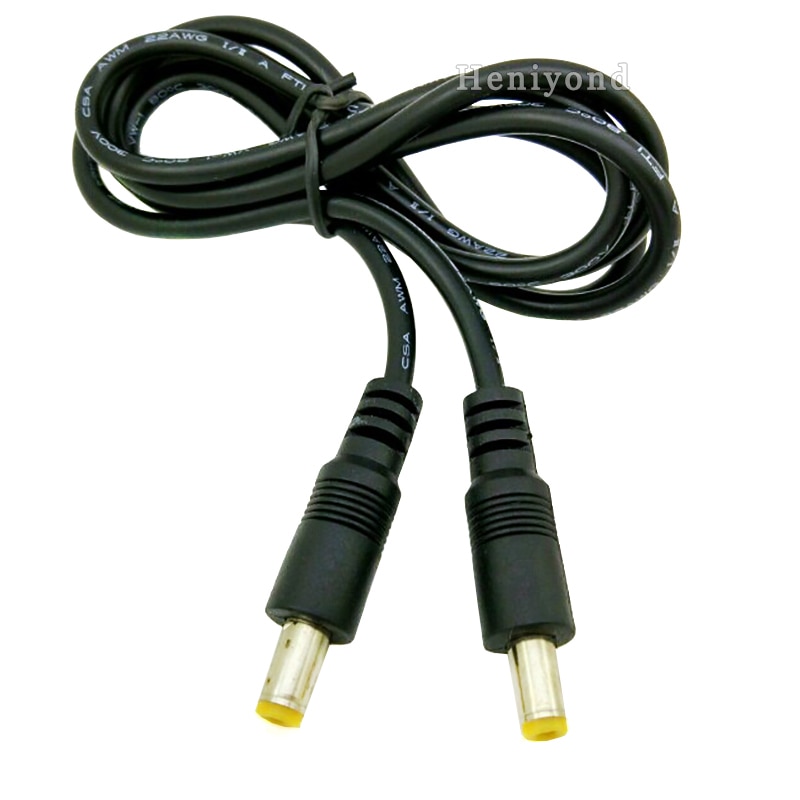 2PCS 5.5 x 2.1mm Male DC Power Plug Connector CCTV PSU Pigtail Cable Jack 12V