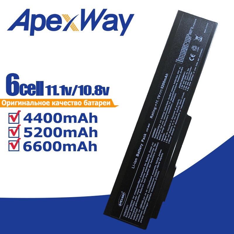 Batería del ordenador portátil para Asus N61 N61J N61D N61V N61VG N61JA N61JV N53 A32 M50 M50s N53S N53SV A32-M50 A32-N61 A32-X64 A33-M50