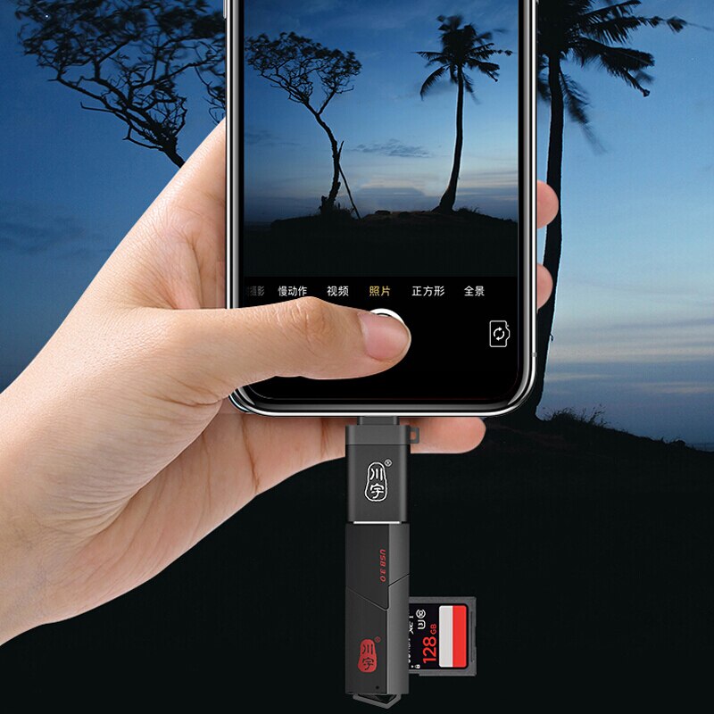 IOS 13 OTG USB Adapter For iPhone 11 Pro XS Max XR X 8 7 6s Plus For iPad Converter to USB 3.0 Charging Adapter