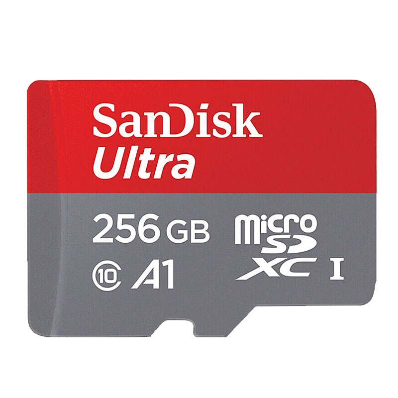 SanDisk Micro SD Card 100MB/s 256GB 128GB 64GB 32GB 16GB U3/U1 V30 A1 Class 10 Memory Card SDXC SDHC microsd Flash TF Card: A1-256GB