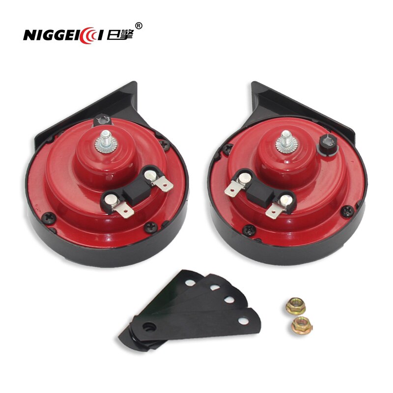 The sound of motorcycle horn is loud and bright, and the installation is convenient. 12V is greater than or equal to 105dB