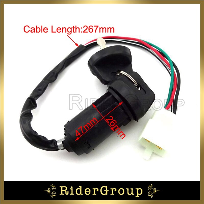 Interrupteur à Clé De Contact ATV 0430 090 - Remplacement Pour Arctic Cat 400, 500, 700, 1000 | Avec Clé, Installation Facile - 2