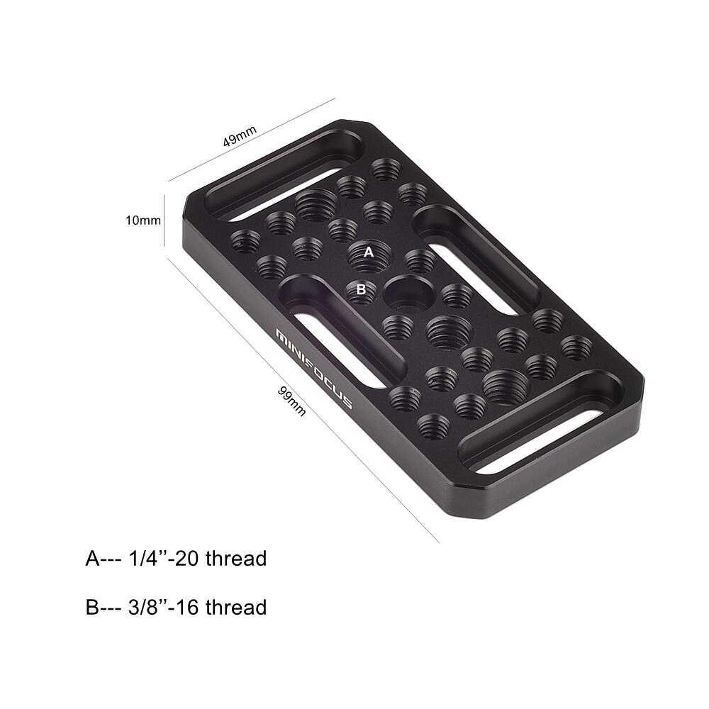 DSLR Camera Plate Mini Cheese Plate with 1/4 3/8 T... – Grandado