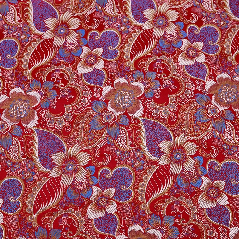 Tecido Jacquard brocado de seda flor material de tecidos para costura tecido traje vestido cheongsam kimono: 2