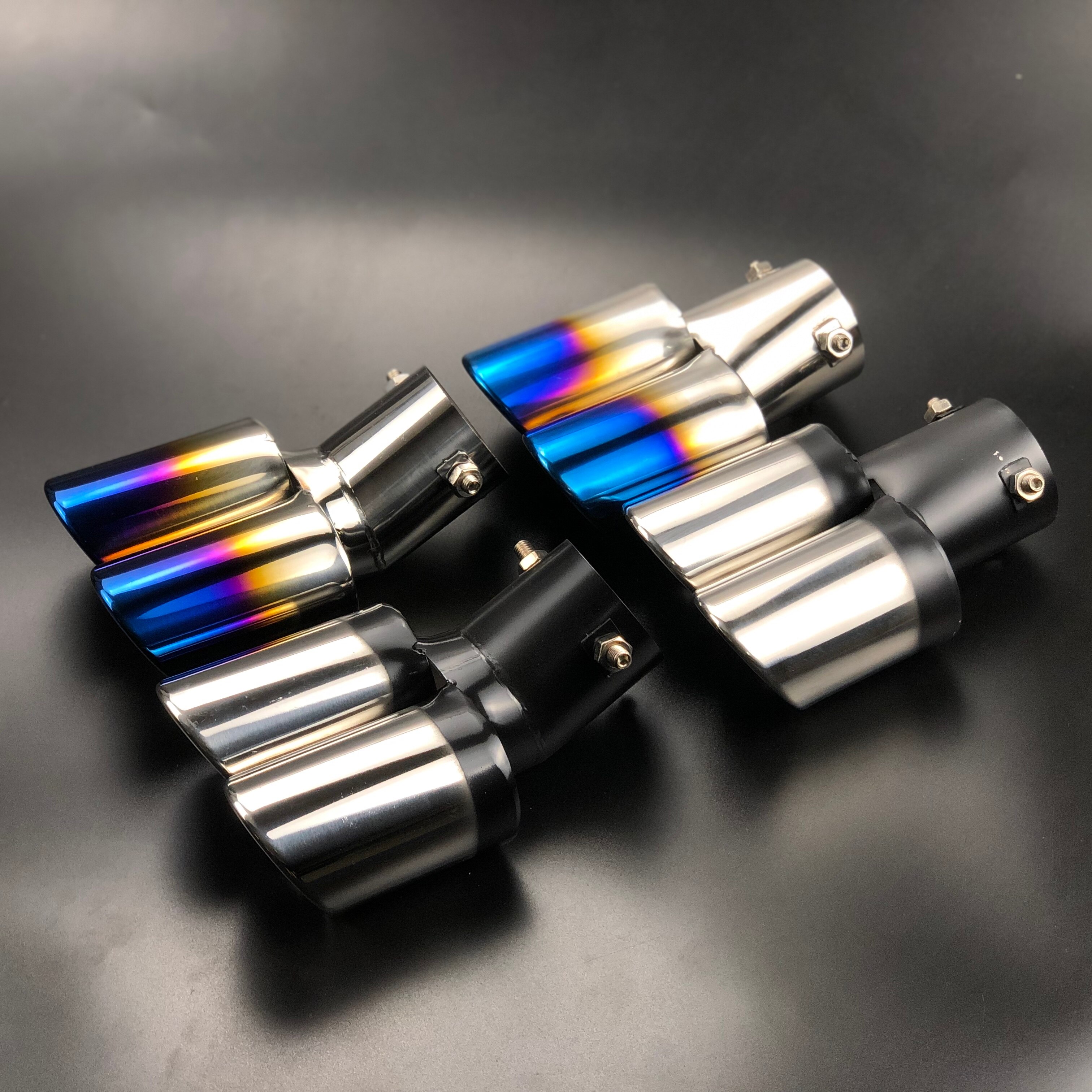 Car styling Exhaust Pipe tube Case For Renault Espace Twingo Clio ZOE Kwid SYMBIOZ ARKANA Duster EZ-PRO Lodgy Alpine A110