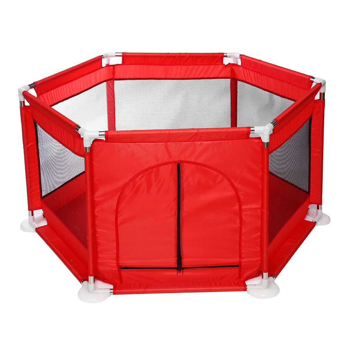 113*130*65Cm Baby Kinderbox Baby Hek Kinderen Spelen Yard Kids Ballenbad Peuter Indoor Speeltuin Voor pasgeboren Spelen Tent: Rood