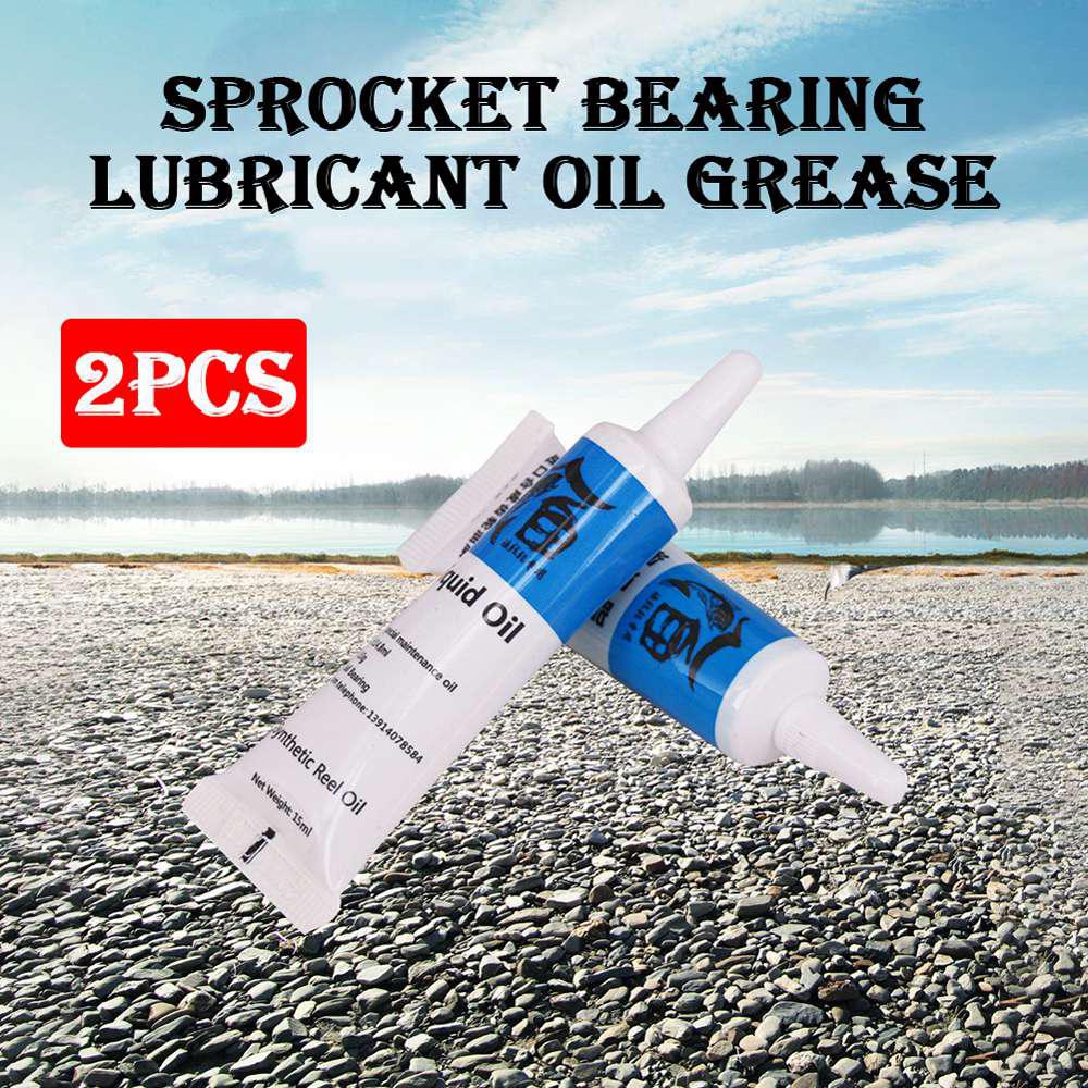 2 pièces spécial moulinet de pêche graisse huile de pêche lubrification graisse métal pignon roulement graisse lubrification accessoires de pêche
