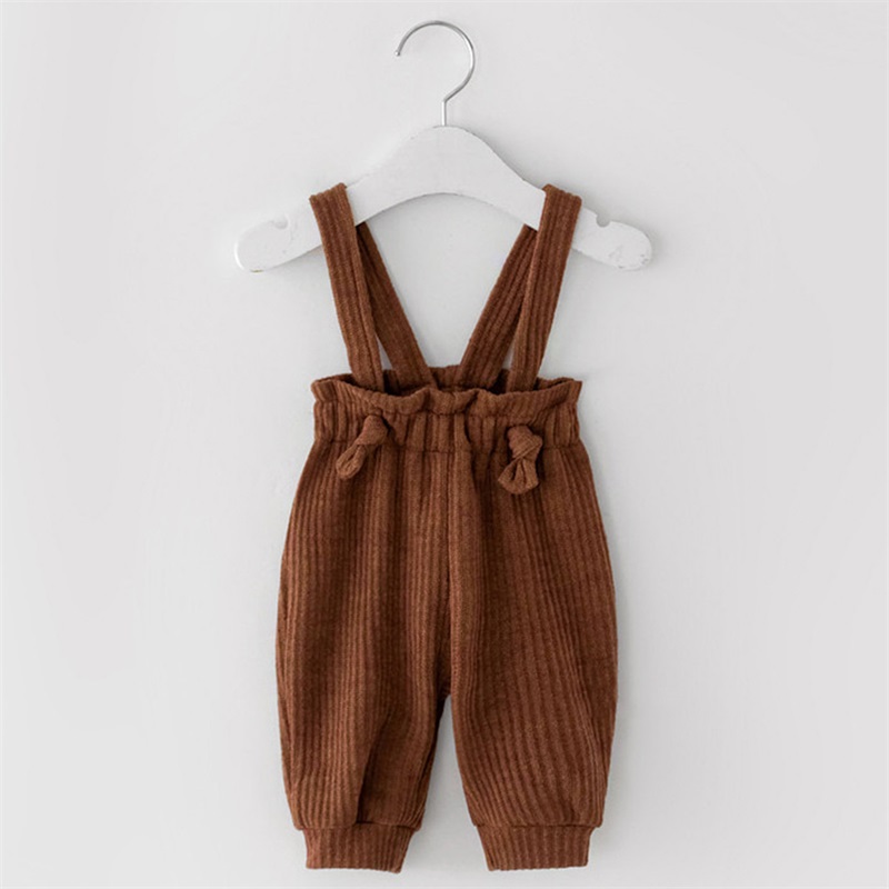 Zomer Baby Meisjes Jongens Jarretel Broek Overalls Peuters Kinderen Eenvoudige Casual Effen Kleur Verstelbare Riem Korte Broek