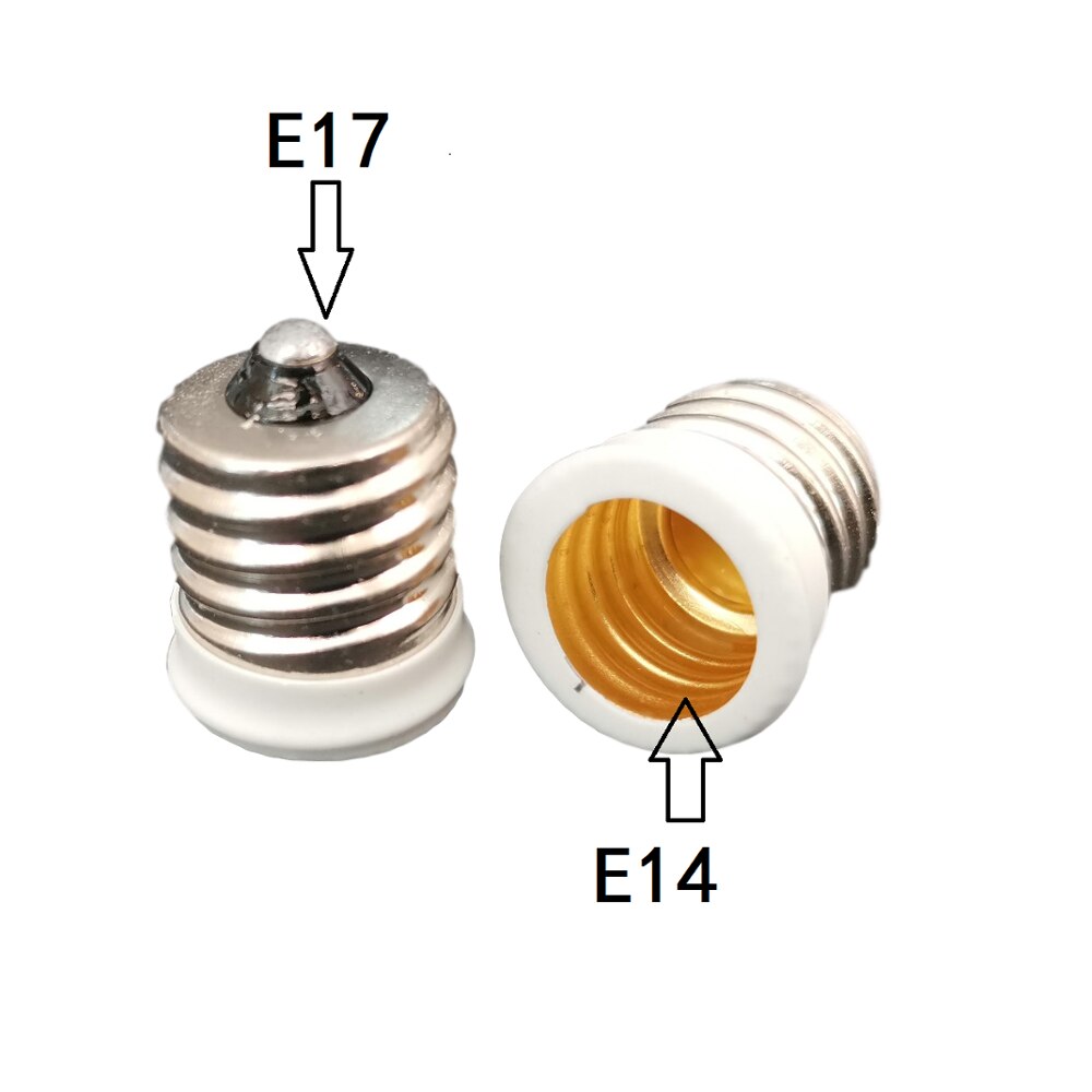 E10 e12 e14 to g9 mr16 e27 lampeholderkonverter 110v 220v adapter til basestik til led-lampe majspære: E17 to e14