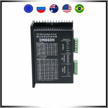 2 Phase Microstep driver DM860H AC 18-80V DC 24-110V 2.4A-7.2A support Nema34 Nema32 stepper motor for CNC