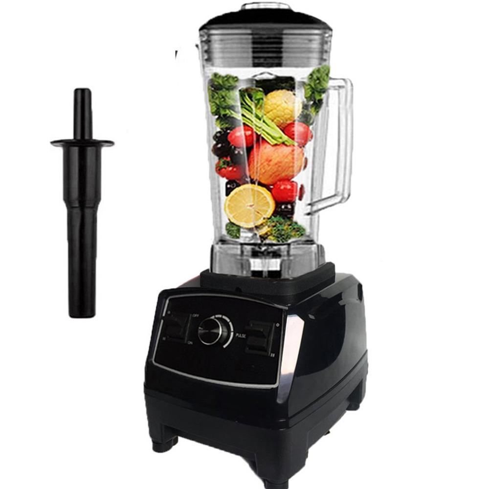 2200W 2L Home Smoothies Power Blender Food Mixer Juicer Food Fruit Processor Smoothie Maker Cooking Machine: black / EU Plug
