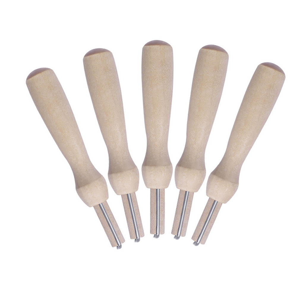 DIY Vilt Stitch Punch Tool met Massief houten handvat Vilten efficiënter (Felt Stitch Punch Tool met Massief houten handvat