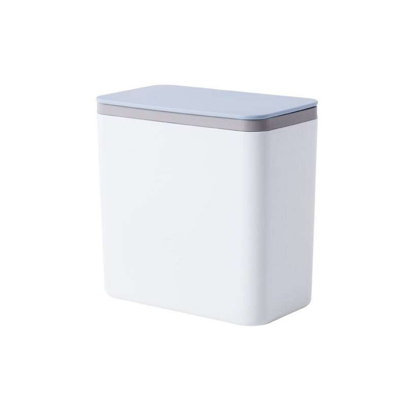 Square Mini Small Waste Bin Desktop Garbage Basket Home Table Plastic Office Supplies Trash Can Dustbin Sundries Barrel Box