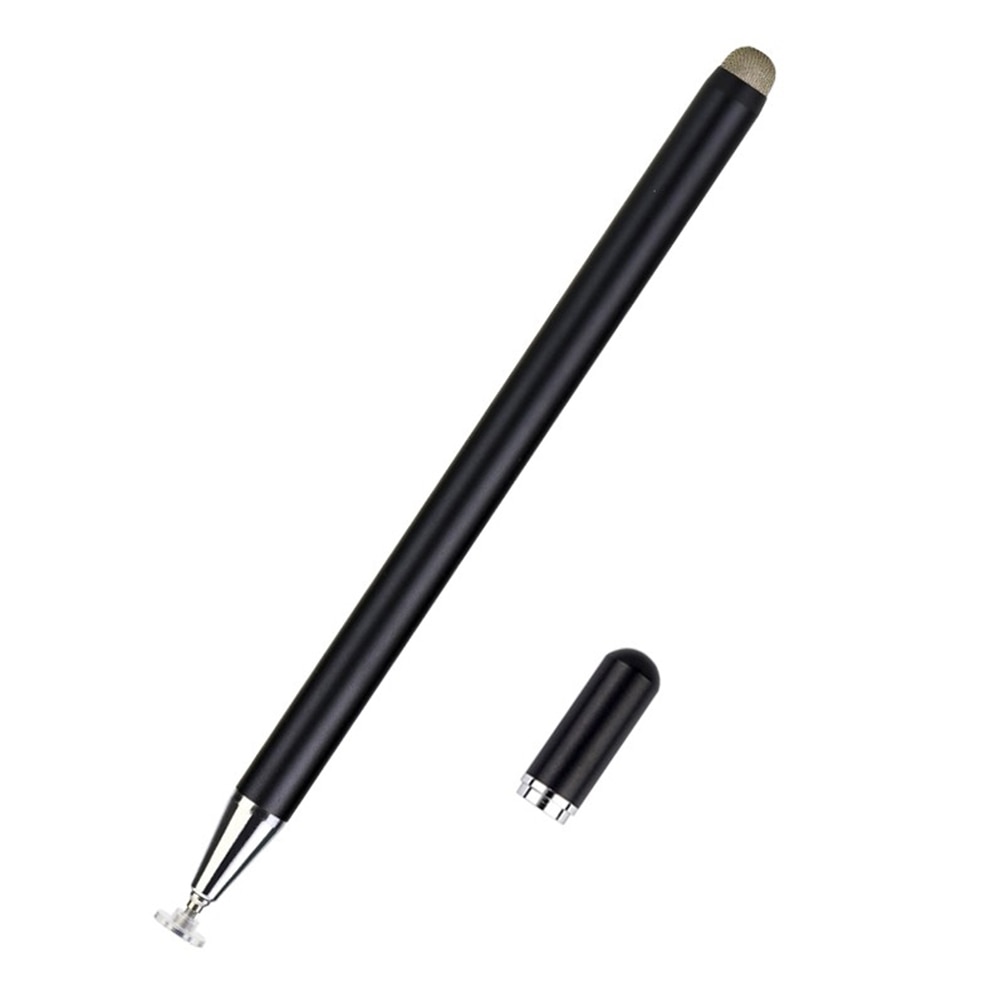 Lápiz óptico 2 en 1 con punta de disco de fibra, pantalla táctil, tapa magnética, para iphone, ipad y ordenador portátil