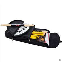 Draagbare multifunctionele muziek domme pad bag score stand pakket snare drum rack soft cover leerboeken aansluitkabel rugzak