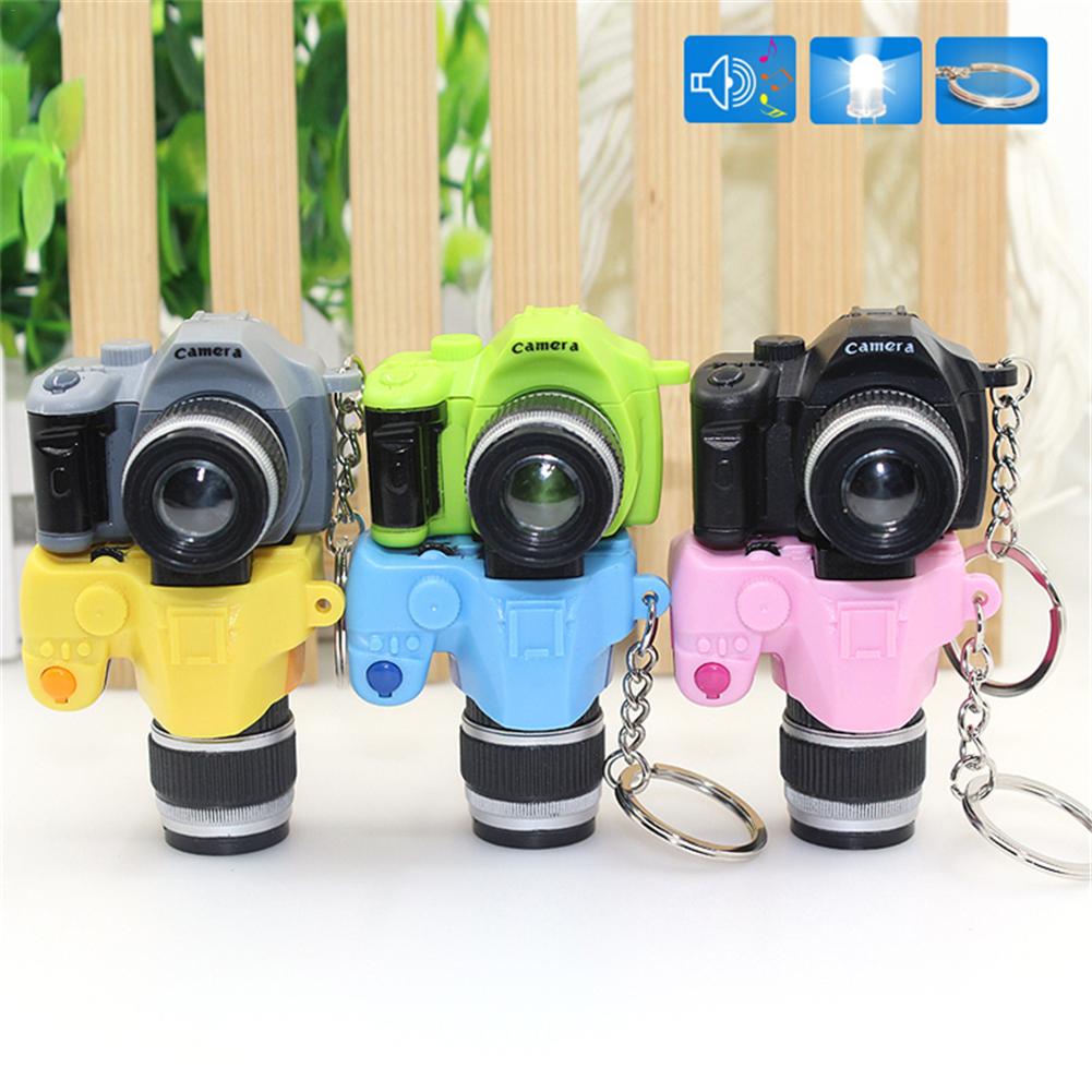 Retro SLR Camera Style LED Flash Light Shutter Sound Key Chains Auto Focus SLR Video Camera 24X Optical Zoom Three