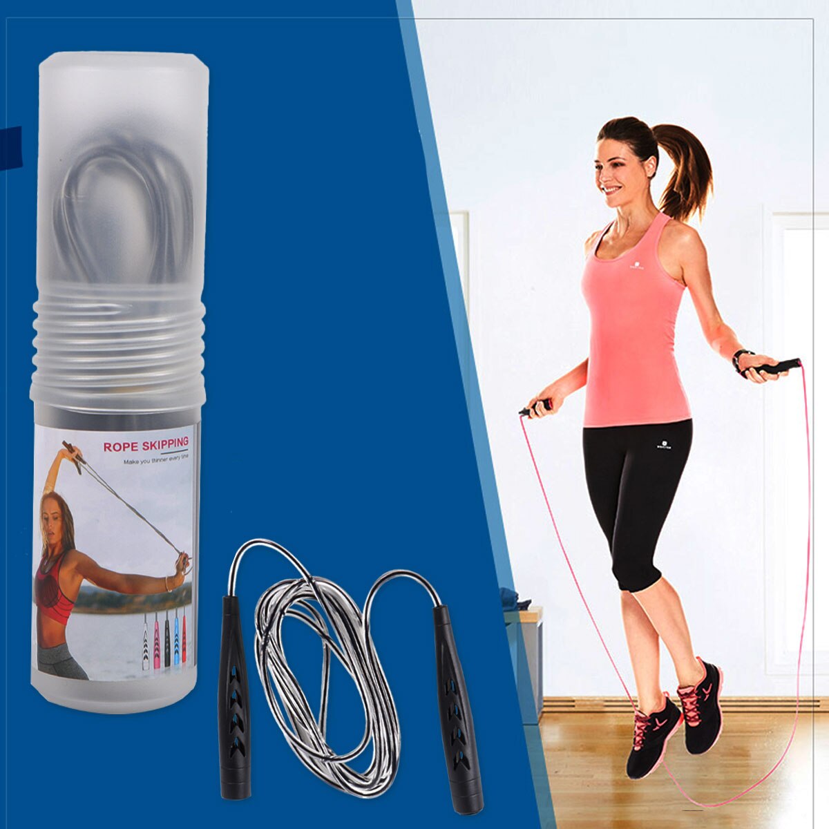 Cuerda de saltar para Fitness, cuerda de saltar para deportes, cuerda de saltar para deportes, cuerda de saltar para Educación Física especial, examen