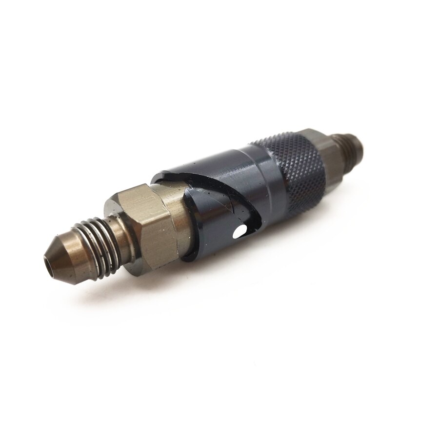 M10x1MM AN3 AN-3 Black CNC Dry Brake Line Coupling Fitting Adapter Quick Release