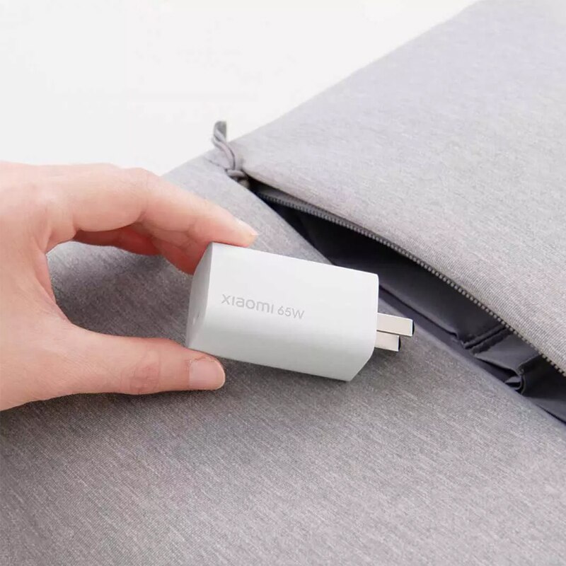 Xiaomi GaN 65W Travel Charger USB Type-C PD Quick Charge 5V/9V/12V/15V=3A 10V=5A 20V=3.25A for iPhone Xiaomi