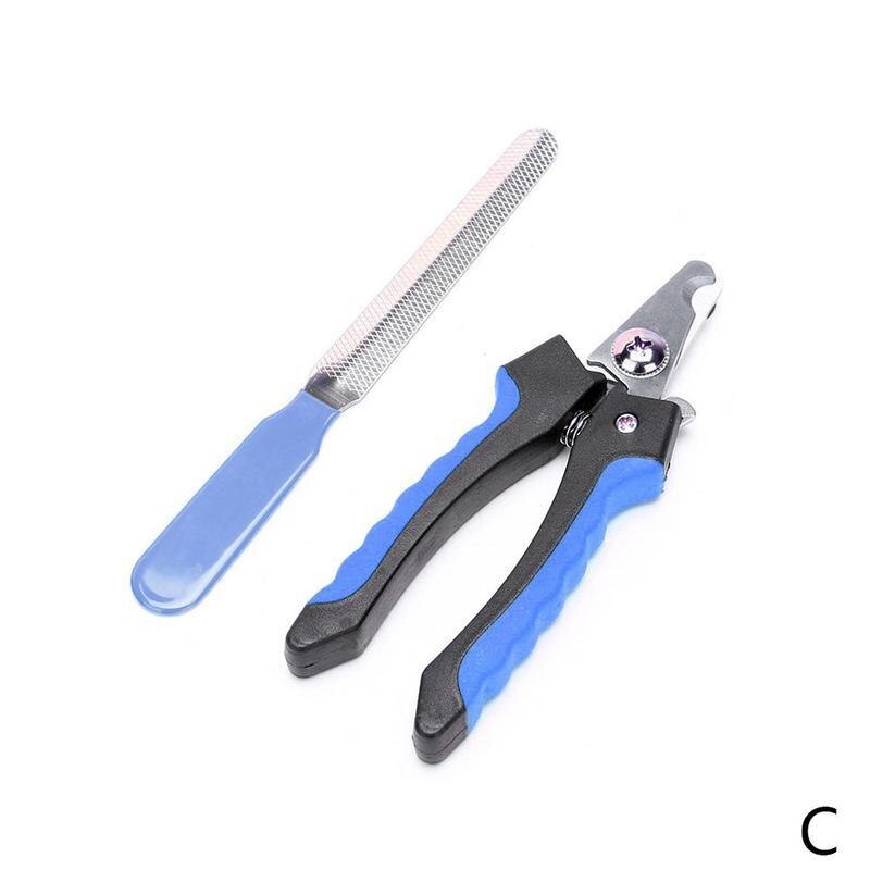 Stainless Steel Grooming Trimmer Scissors Clippers Cutter For Animals Pet Cats Sizes Clipper Dog 2 Nail Lock w Z2R6: Red / 4.9 x 1.6 inches