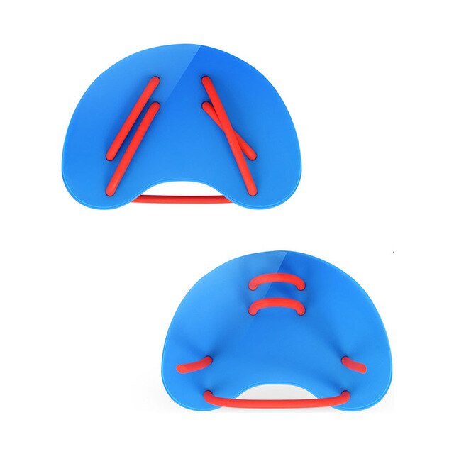 freundlicher Schwimmen Schwimmhäute Wasser Palme für Erwachsene und freundlicher Freistil Arm Hub Ausrügestochen: Blau
