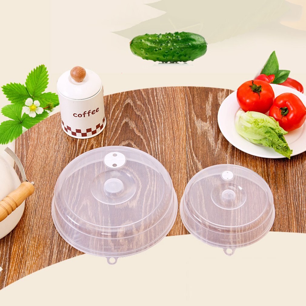 Microwave Plate Cover Lid with Steam Vents Fresh-keeping Bowl Cover Stackable Microwave Splatter Cover Sealing Disk Cover