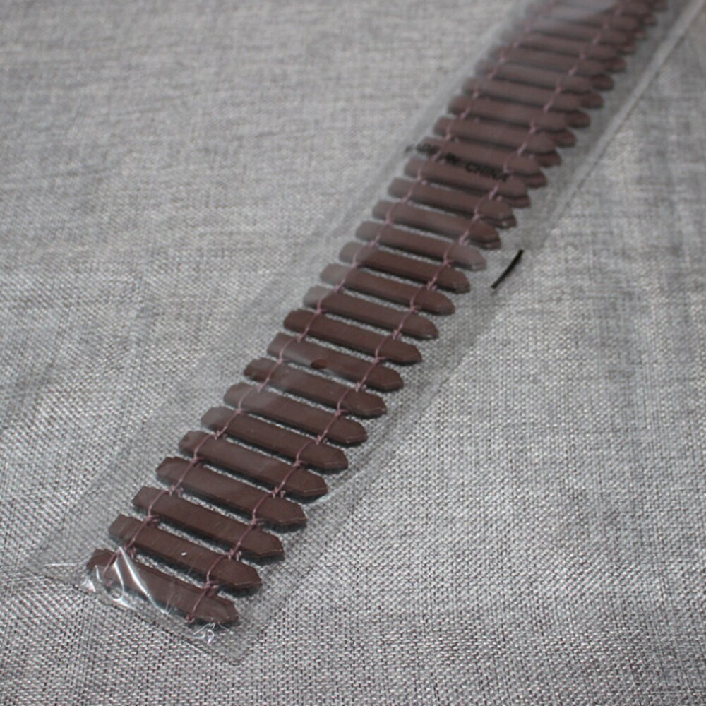 90*5cm Micro Landscape Fences Decoration Mini Landscaping Props Ornaments DIY Garden Simulation Fence Miniature Small Wood Fence