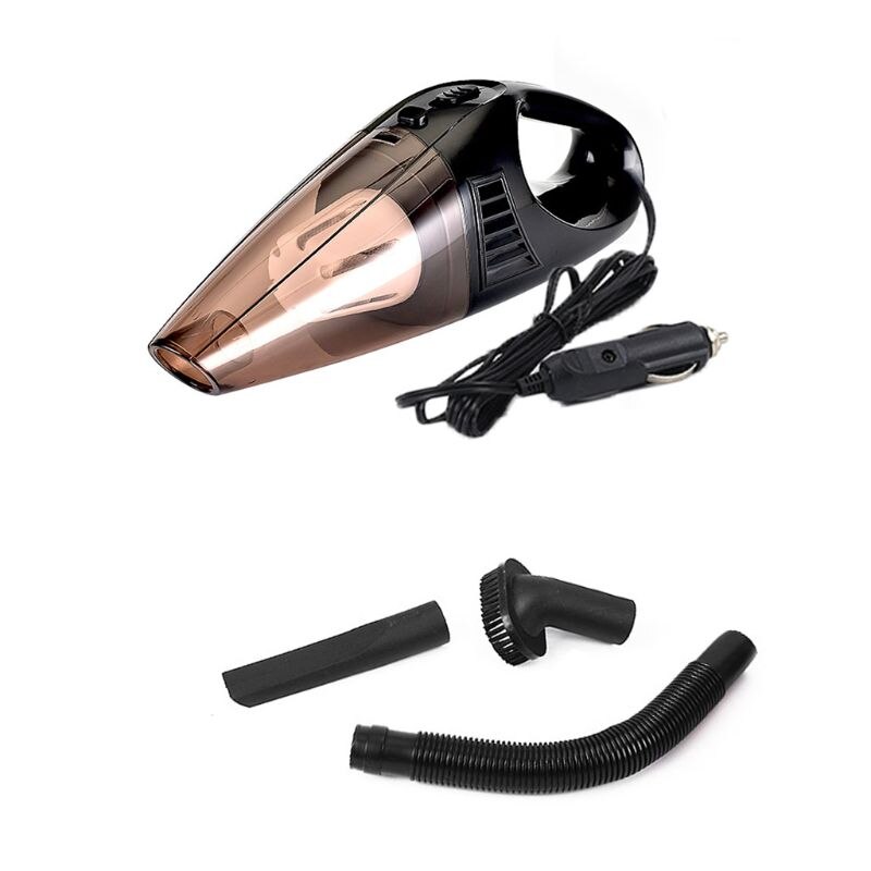 Car Vacuum Cleaner DC 12V High Power for Quick Car Cleaning W91F: Black