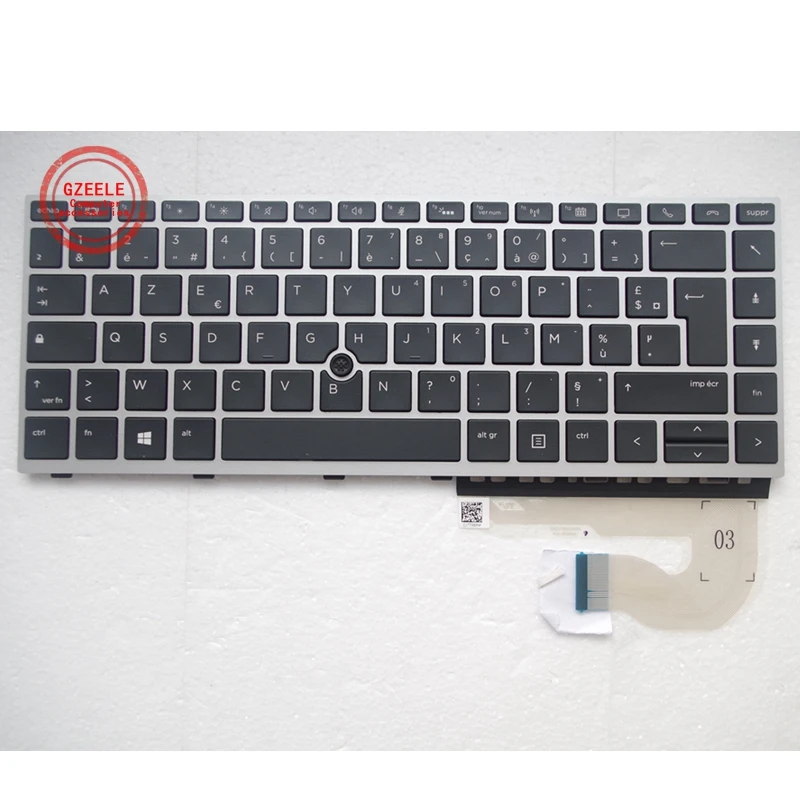 US/RU/SP/UK/LA/FR laptop keyboard FOR HP EliteBook 745 840 G5/G6 846 G5/G6 848 G5/G6 Zbook 14U G5/G6 HSN-I17C-4/I13C-4 I24C MT44: RED
