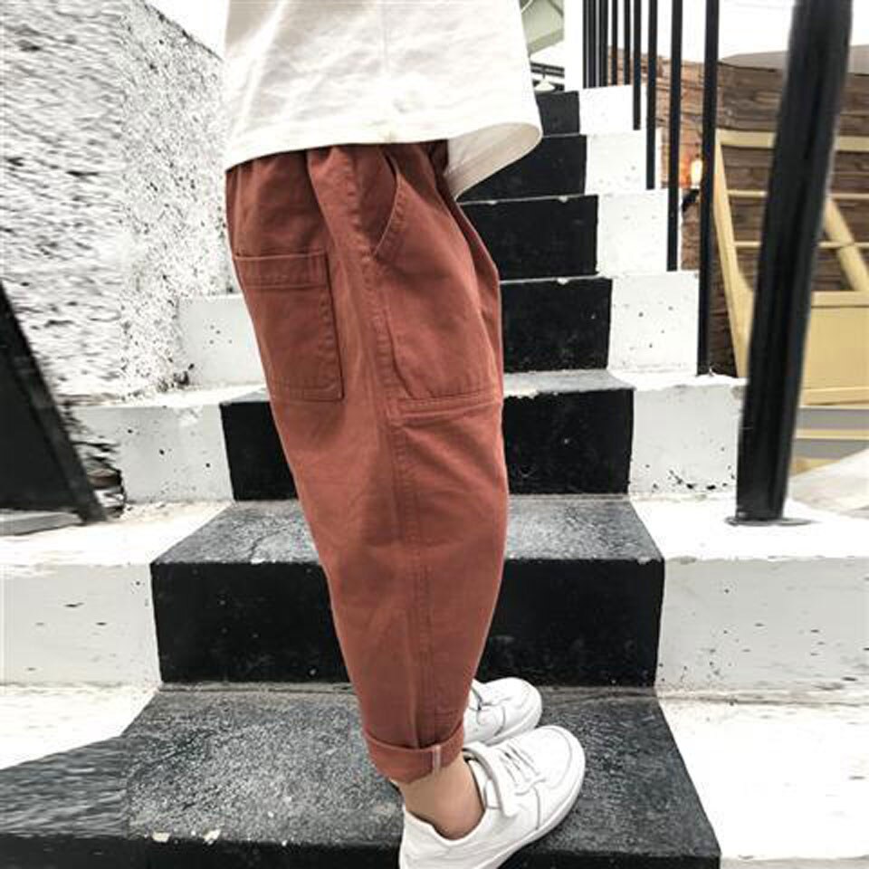 Pantalones informales de longitud completa para niños, ropa de para primavera y otoño, 3T, 4, 5, 6, 7, 8, 9, 10, 11 y 12 años: 003 / 4