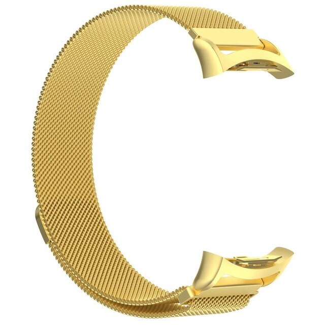 Bandjes voor samsung gear  s2 milanese lusband met magnetische sluiting, sportband sm -r720 /  sm -r730 smartwatchbandaccessoires: Goud