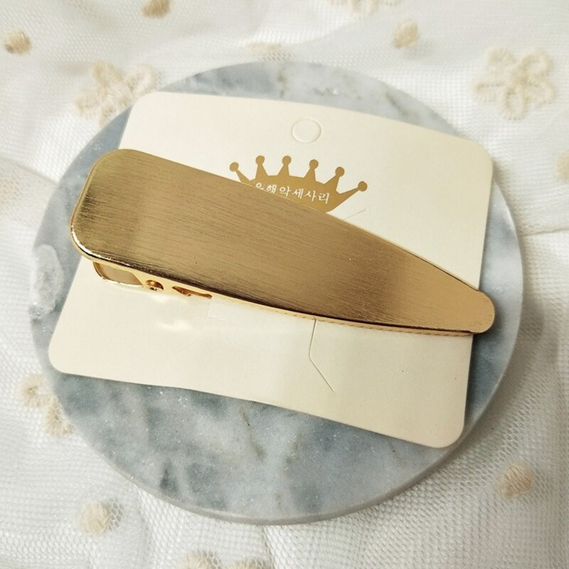 fille métal perle épingle à cheveux combinaison minimaliste doux vent frange Clip mot Clip côté Barrette Clips cartes cheveux accessoire