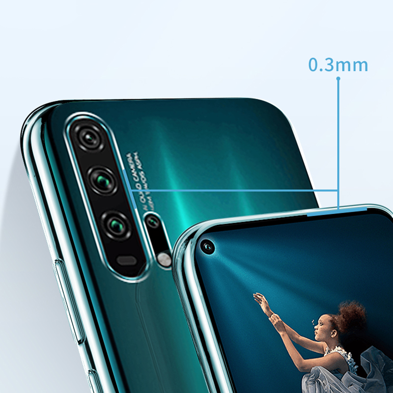 Funda transparente suave para Huawei Honor 20 Pro Lite i E S View V20 Funda trasera para teléfono Honor20 20S 20i 20E 20Pro 20Lite bolsa de silicona
