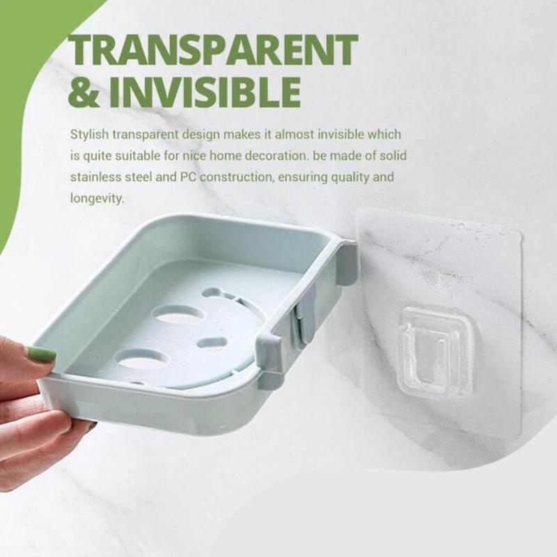 5/10 Pairs Double-sided Adhesive Plastic Hooks Waterproof Sticky for Kitchen Shelf Sticker Wall Hanging Strong Adhesive Hook