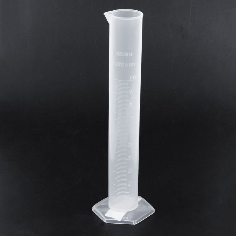 Kemi set mätverktyg plast graderad cylinder 100ml