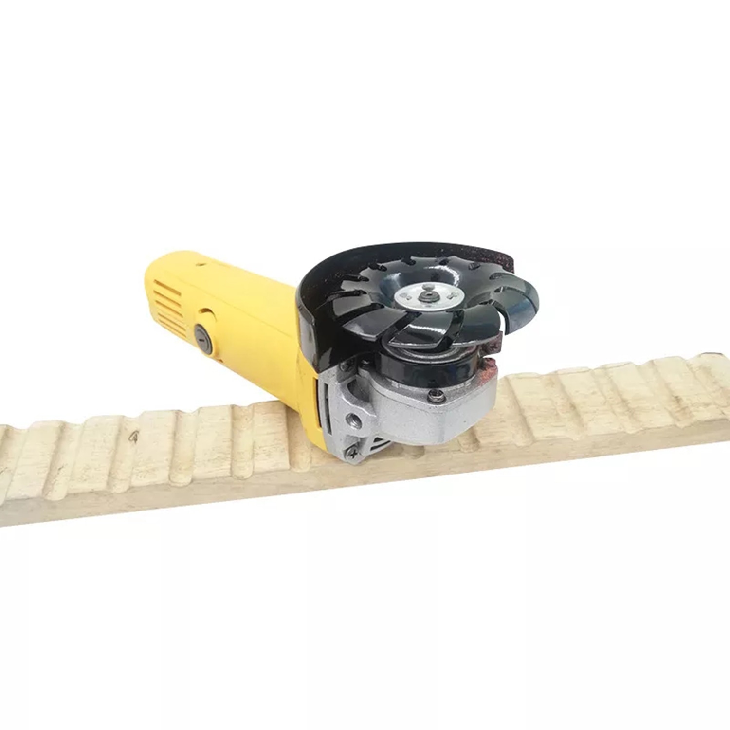 Manganstål 90mm 12 tänder träsnideri skiva 16mm borrslipmaskin formningsskiva för 100 115 vinkelslipar träbearbetningsverktyg