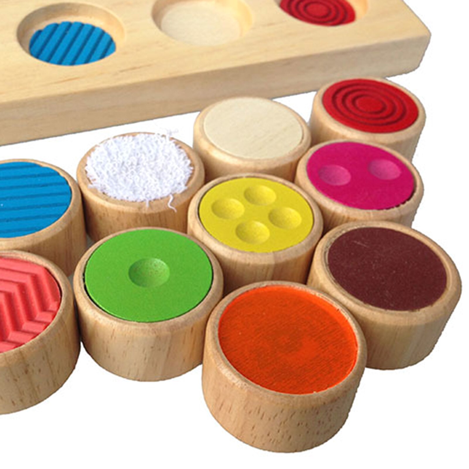 Wooden Memory Touch Flap Baby Knowledge Color Early Education Training Toy