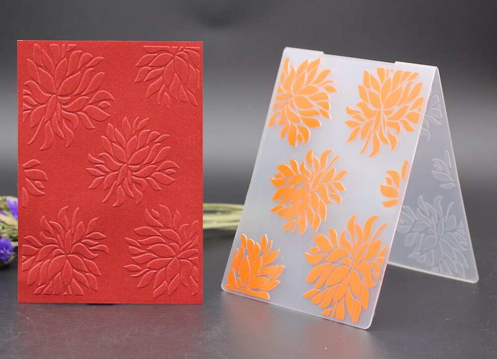 PLASTIC EMBOSSING FOLDERS flower romantic sunflower DIY scrapbook album card packing decoration cutting dies paper craft