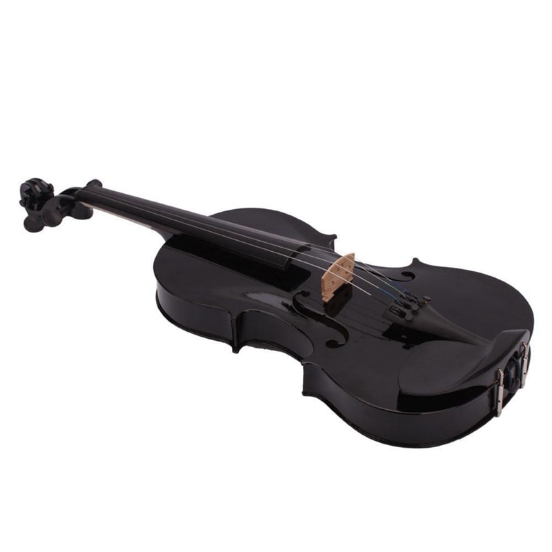 4/4 akustisk violin fiol i fuld størrelse med sag rosentræs rosin: Default Title