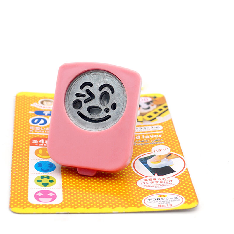 Cartoon Rijst Bal Mallen Diy Lachend Gezicht Vorm Sushi Maker Mould Zeewier Cutter Rijst Bal Keuken Bento Decoratie