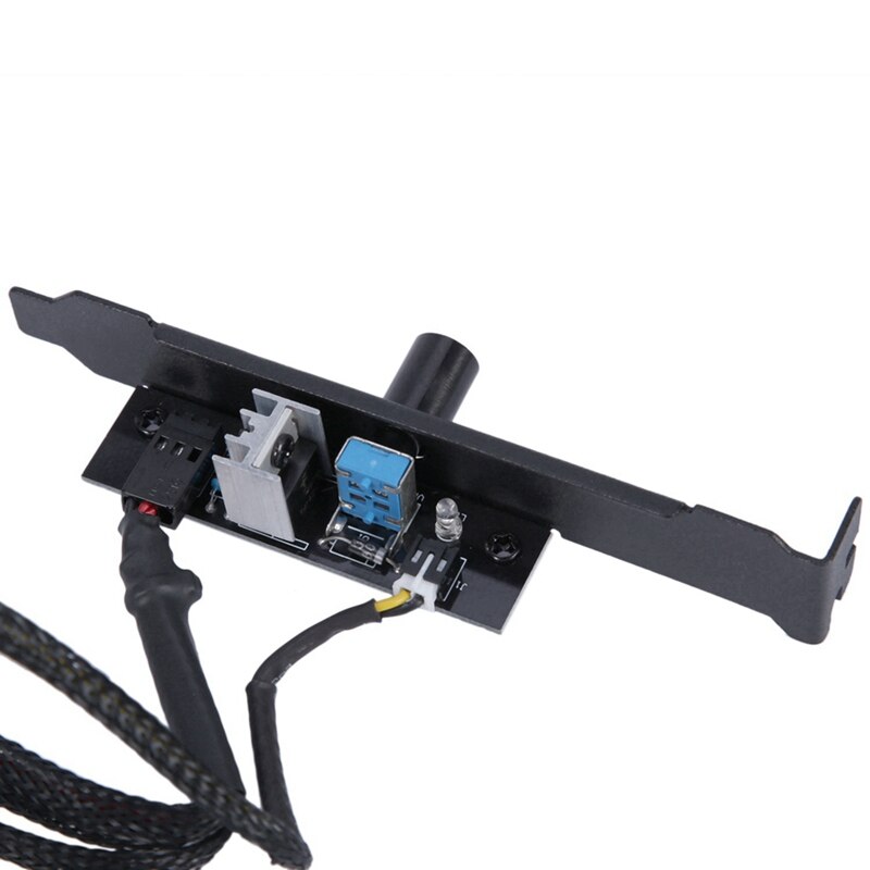 1 Pcs Computer Chassis Baffle Pci Beetje Fan Speed Regulator Hub & 1 Pcs Pc Fan Hub 4 Knop Cooling fan Speed Controller