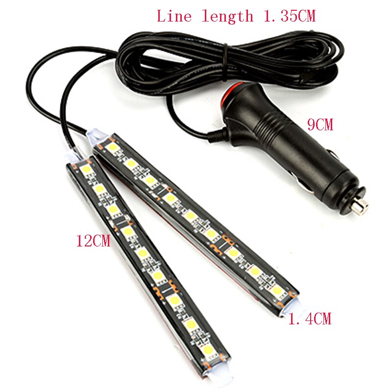 Lampe d'ambiance 2 en 1 pour Peugeot LED, lampe de décoration, pieds de voiture, 9 206, 207, 208, 301, 307, 308, 407, , 3008, 4008
