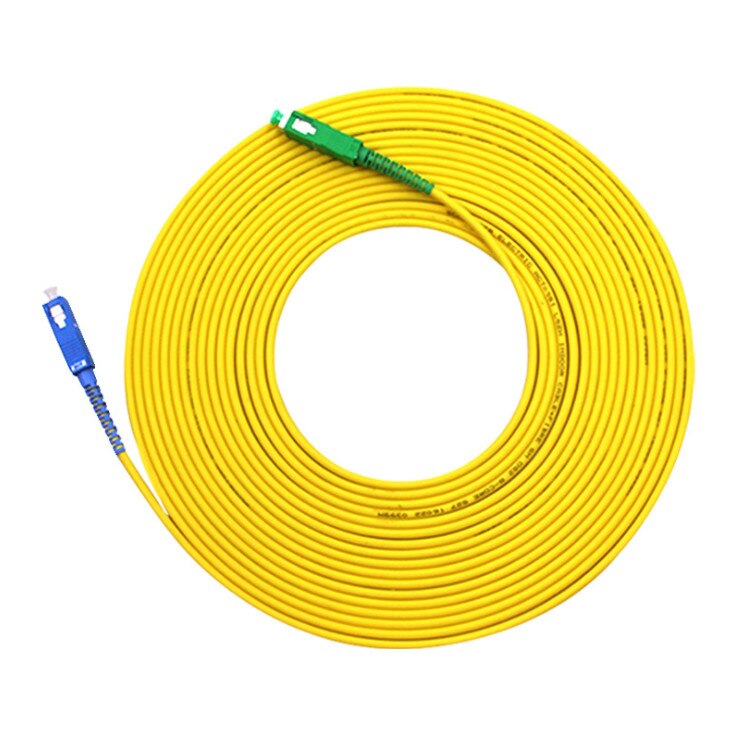 SC APC to SC UPC SC PC G657A 1m 2m 3m Fiber Patch Cable Jumper FTTH Patch Cord Simplex 2.0mm Fibra Optica Patchcord