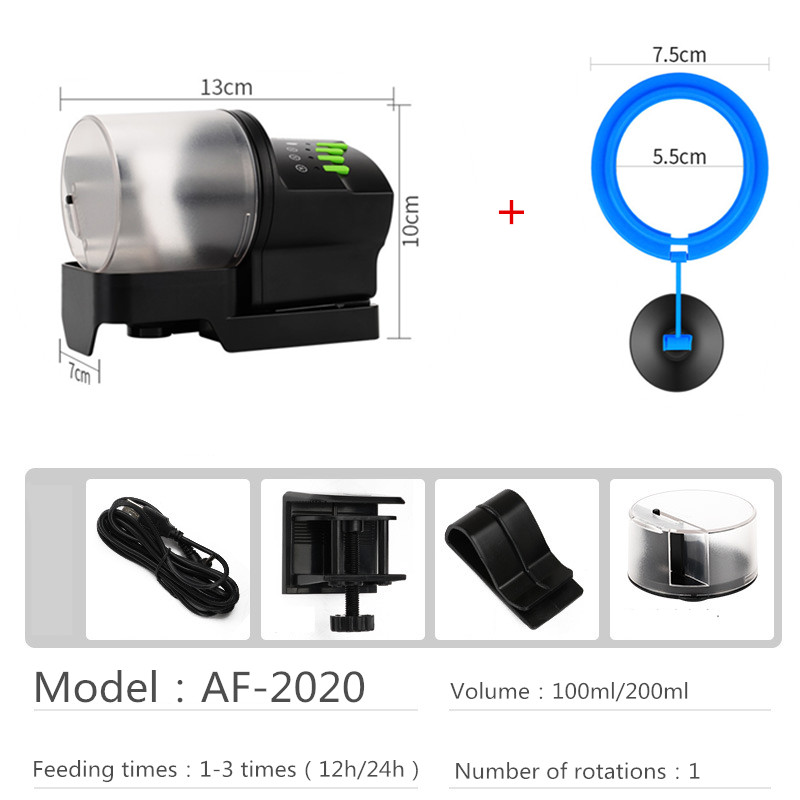 Resun AF-2003 AF-2009D automatic feeding device of aquarium aquarium fish automatic feeding device of small ornamental fish: AF-2020 set 1