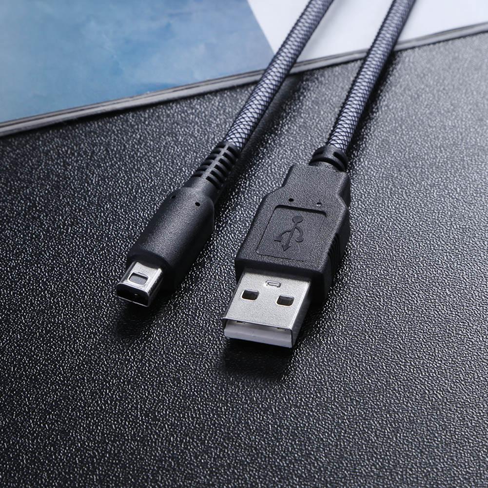 Cables de carga de sincronización de datos de juego de 1,5 m Cable de alimentación USB para Nintendo 3DS DSi NDSI, accesorio de batería de litio para juegos