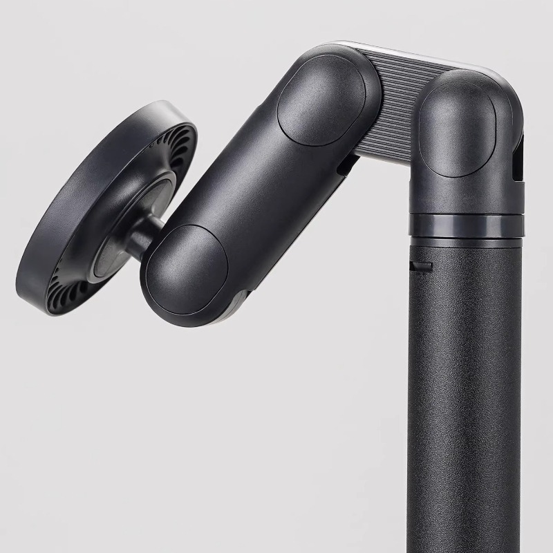 Magnetische telefoon- en tabletstandaard met 5 assen 360 ° Horizontale rotatie Veilige hechting Draagbare kantoorstandaard met hoogteverstelling: Default Title