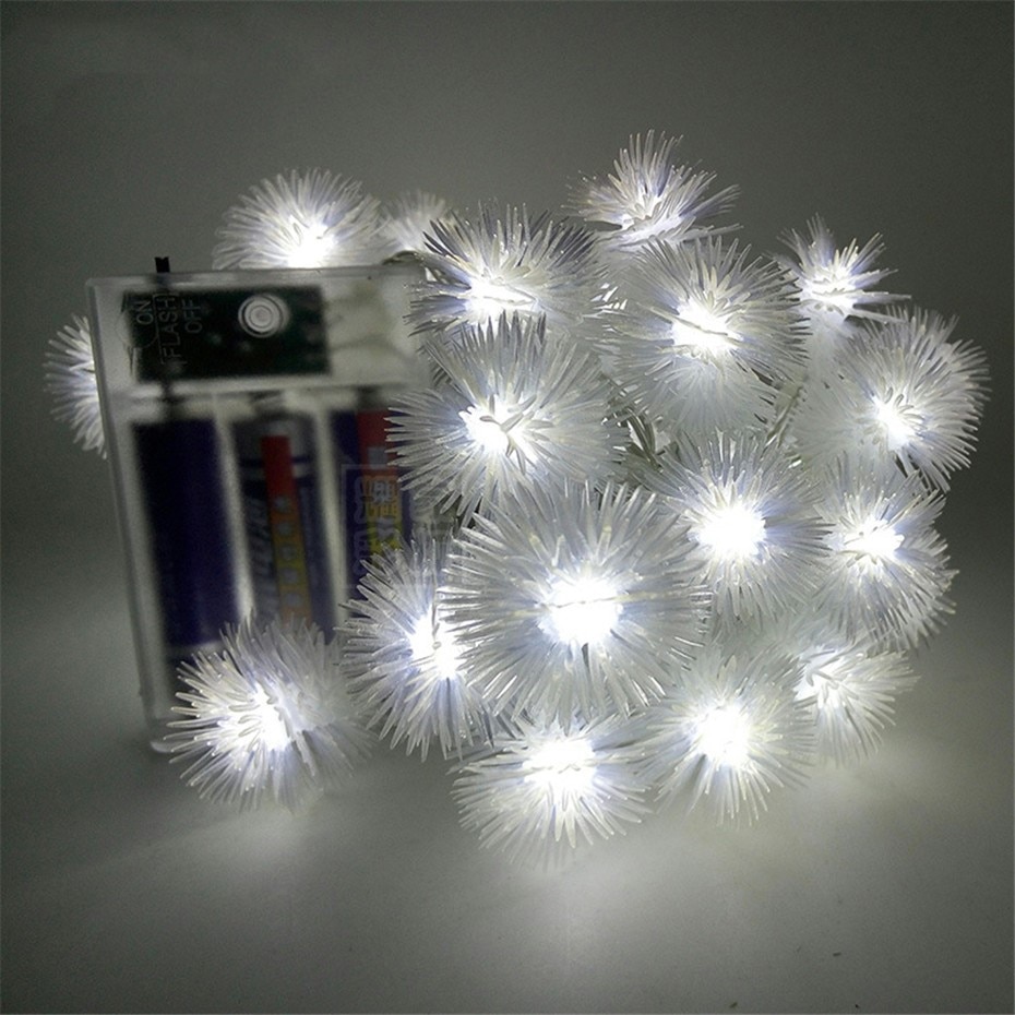 LED Snowflake twinkle string lights Christmas fairy lights Outdoor use Decorations for Year Xmas Wedding Room Party